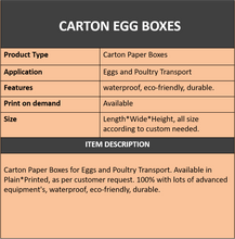 Load image into Gallery viewer, Corrugated Empty Carton
