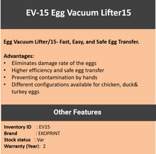 Load image into Gallery viewer, EV-15 Vacuum Lifter
