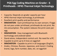 Load image into Gallery viewer, PG6 Coding Machine on Grader - 6 Printheads
